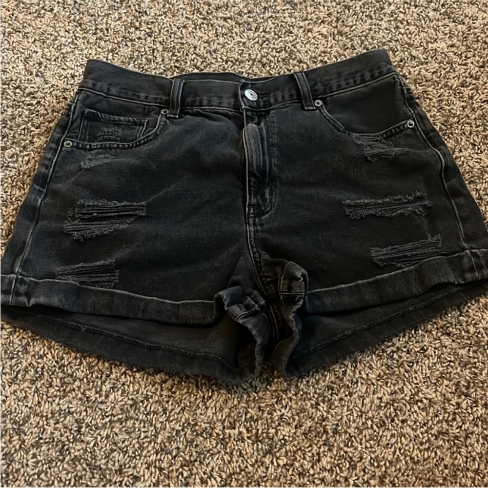 American Eagle Outfitters Black Jean Shorts